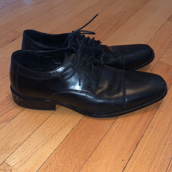 J. Murphy black leather dress shoes - Picture 3 of 3